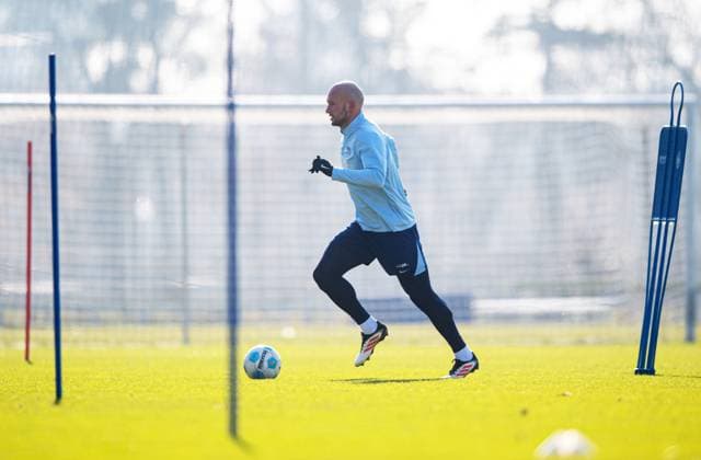 Soccer, Men, Season 2024 25, 2 Bundesliga, Hertha BSC, Training, Toni Leistner Hertha BSC , 11 02 2025, Copyright: xSebastianxRäppold MatthiasxKochx
