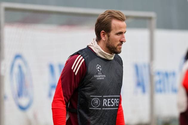 Harry Kane FC Bayern Muenchen, 09 at training, GER, Final training, FC Bayern Muenchen, Football, UEFA Champions League, Play offs, 2024 2025 season, 11 02 2025, GER, Final training, FC Bayern Muenchen, Football, UEFA Champions League, Play offs, 2024 2025 season, 11 02 2025 Muenchen Copyright: xEibner-Pressefoto JennixMaulx EP_JML