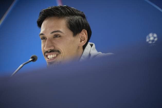 ROTTERDAM - AC Milan s Tijjani Reijnders during an AC Milan press conference, PK, Pressekonferenz ahead of the Champions League game against Feyenoord. ANP OLAF CRACK xVIxANPxSportx xxANPxIVx 519717181 originalFilename: 519717181.jpg