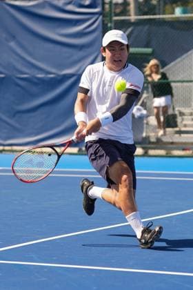 February, 11- Delray Beach, FL: Yoshihito Nishioka(JPN) in action here during the 2025 Delray Beach Open held at the Delray Beach Tennis Center in Delray Beach Florida. Copyright: xAndrewxPatron xBigxShotxPhotox xMediaPunchx