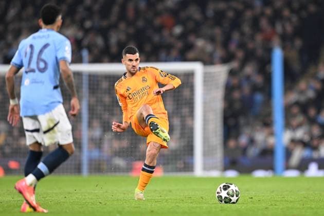Dani Ceballos of Real Madrid during the UEFA Champions League 2024 25 football match between Real Madrid and Manchester City at the Etihad Stadium in Manchester (Richard Callis SPP) Copyright: xRichardxCallis SPPx spp-en-RiCa-spp_riCa_1102251471