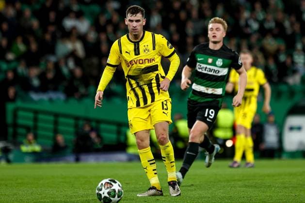 Pascal Groß midfielder of Borussia Dortmund during the UEFA Champions League 2024 25 League knockout phase play-offs first leg football match between Sporting CP and Borussia Dortmund at the Jose Alvalade stadium in Lisbon on February 11, 2025. UEFA Champions League - Sporting CP vs Borussia Dortmund (Valter Gouveia SPP) Copyright: xValterxGouveia SPPx spp-en-VaGo-VG_L0655