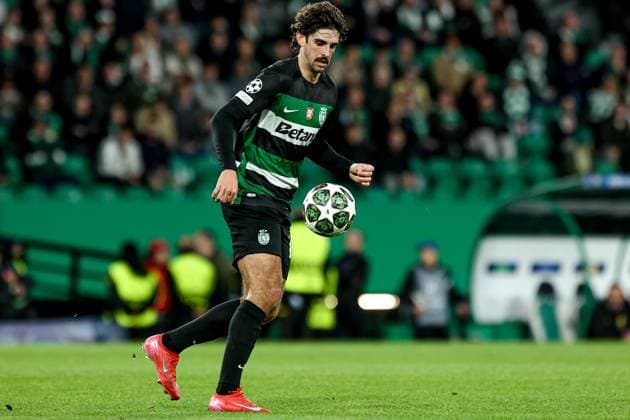 Trincao forward of Sporting CP during the UEFA Champions League 2024 25 League knockout phase play-offs first leg football match between Sporting CP and Borussia Dortmund at the Jose Alvalade stadium in Lisbon on February 11, 2025. UEFA Champions League - Sporting CP vs Borussia Dortmund (Valter Gouveia SPP) Copyright: xValterxGouveia SPPx spp-en-VaGo-VG_L0522