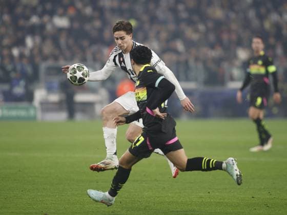 CALCIO - UEFA Champions League - Juventus FC vs PSV Eindhoven Kenan Yildiz of Juventus FC during the Uefa Champions League first leg play offâ??s, football match between Juventus FC and PSV Eindhoven. On 11 February 2025 at Allianz Stadium, Turin, Italy. Photo Nderim Kaceli. Turin Italy  Copyright: xIPAxSport ABACAx