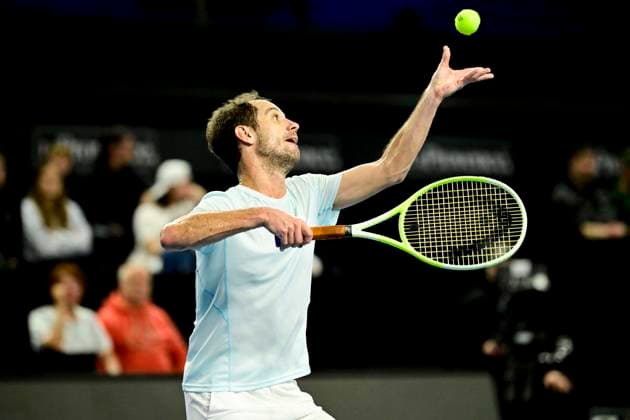 TENNIS : Open 13 Provence 2025 - Marseille - 11 02 2025 L Open 13 Provence se dispute du 10 au 16 fÃ vrier 2025 au Palais des Sports de Marseille. Richard Gasquet (FRA) MarseilleFrance  Copyright: xWilliamxCannarellax