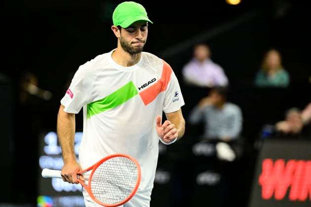 TENNIS : Open 13 Provence 2025 - Marseille - 11 02 2025 L Open 13 Provence se dispute du 10 au 16 fÃ vrier 2025 au Palais des Sports de Marseille. Nuno Borges (POR) MarseilleFrance  Copyright: xWilliamxCannarellax