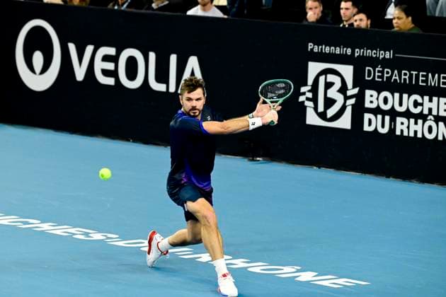 TENNIS : Open 13 Provence 2025 - Marseille - 11 02 2025 L Open 13 Provence se dispute du 10 au 16 fÃ vrier 2025 au Palais des Sports de Marseille. Stanislas Wawrinka (SUI) MarseilleFrance  Copyright: xWilliamxCannarellax