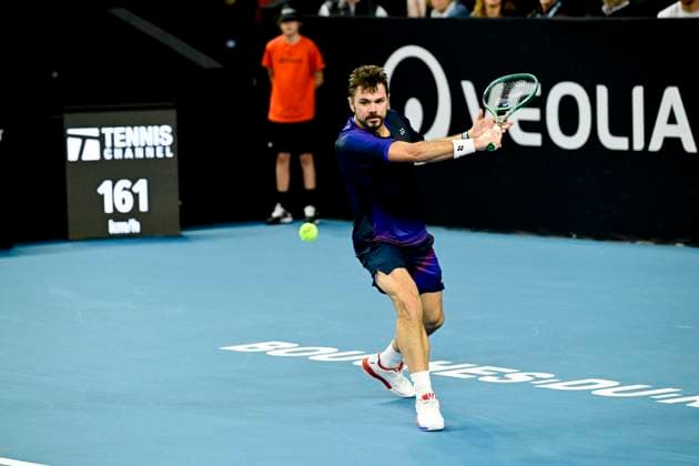 TENNIS : Open 13 Provence 2025 - Marseille - 11 02 2025 L Open 13 Provence se dispute du 10 au 16 fÃ vrier 2025 au Palais des Sports de Marseille. Stanislas Wawrinka (SUI) MarseilleFrance  Copyright: xWilliamxCannarellax