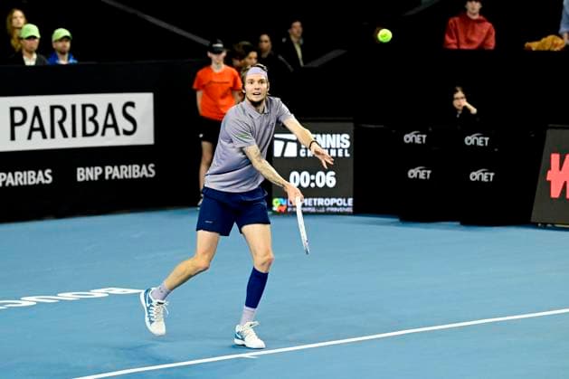 TENNIS : Open 13 Provence 2025 - Marseille - 11 02 2025 L Open 13 Provence se dispute du 10 au 16 fÃ vrier 2025 au Palais des Sports de Marseille. Alexander Bublik (KAZ) MarseilleFrance  Copyright: xWilliamxCannarellax