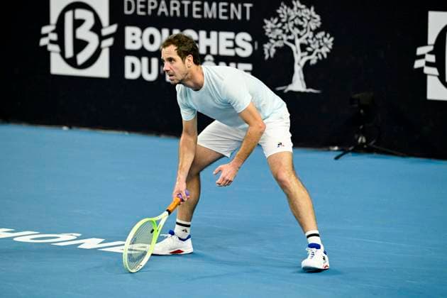 TENNIS : Open 13 Provence 2025 - Marseille - 11 02 2025 L Open 13 Provence se dispute du 10 au 16 fÃ vrier 2025 au Palais des Sports de Marseille. Richard Gasquet (FRA) MarseilleFrance  Copyright: xWilliamxCannarellax