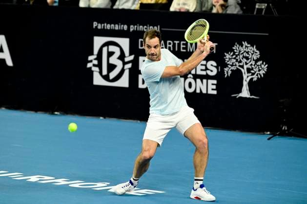 TENNIS : Open 13 Provence 2025 - Marseille - 11 02 2025 L Open 13 Provence se dispute du 10 au 16 fÃ vrier 2025 au Palais des Sports de Marseille. Richard Gasquet (FRA) MarseilleFrance  Copyright: xWilliamxCannarellax