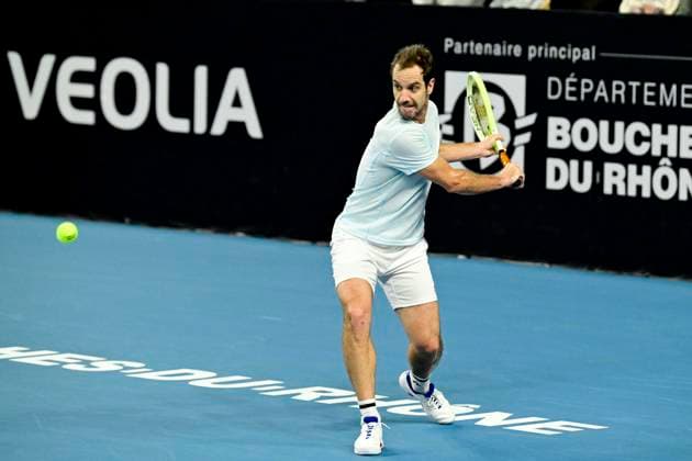 TENNIS : Open 13 Provence 2025 - Marseille - 11 02 2025 L Open 13 Provence se dispute du 10 au 16 fÃ vrier 2025 au Palais des Sports de Marseille. Richard Gasquet (FRA) MarseilleFrance  Copyright: xWilliamxCannarellax