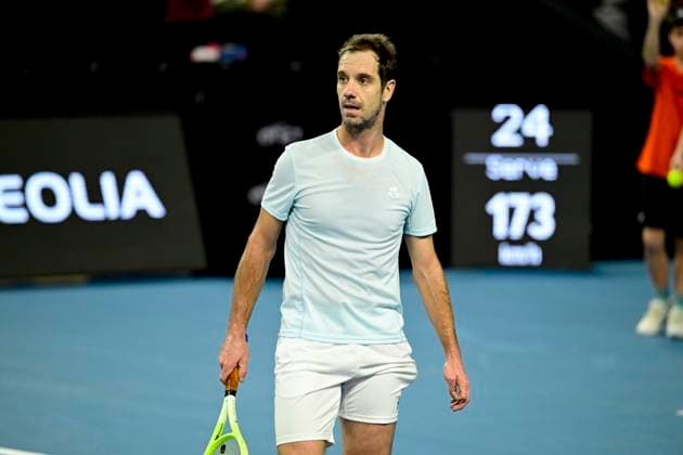 TENNIS : Open 13 Provence 2025 - Marseille - 11 02 2025 L Open 13 Provence se dispute du 10 au 16 fÃ vrier 2025 au Palais des Sports de Marseille. Richard Gasquet (FRA) MarseilleFrance  Copyright: xWilliamxCannarellax