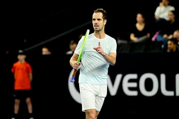 TENNIS : Open 13 Provence 2025 - Marseille - 11 02 2025 L Open 13 Provence se dispute du 10 au 16 fÃ vrier 2025 au Palais des Sports de Marseille. Richard Gasquet (FRA) MarseilleFrance  Copyright: xWilliamxCannarellax