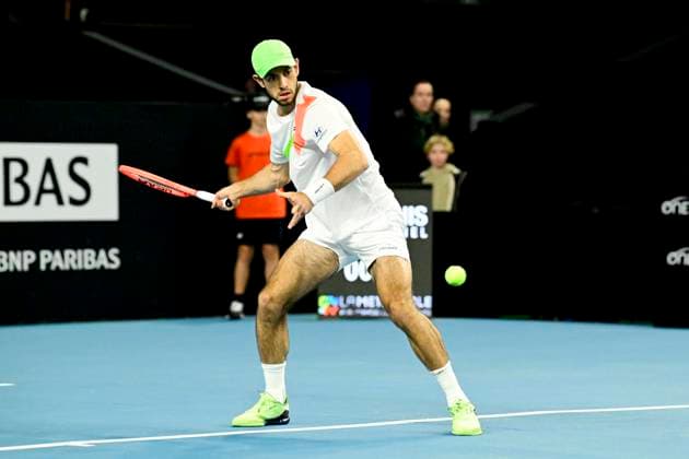 TENNIS : Open 13 Provence 2025 - Marseille - 11 02 2025 L Open 13 Provence se dispute du 10 au 16 fÃ vrier 2025 au Palais des Sports de Marseille. Nuno Borges (POR) MarseilleFrance  Copyright: xWilliamxCannarellax