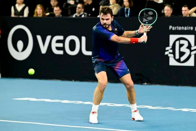 TENNIS : Open 13 Provence 2025 - Marseille - 11 02 2025 L Open 13 Provence se dispute du 10 au 16 fÃ vrier 2025 au Palais des Sports de Marseille. Stanislas Wawrinka (SUI) MarseilleFrance  Copyright: xWilliamxCannarellax