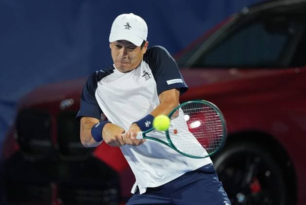 DELRAY BEACH, FL- FEBRUARY 11: Mackenzie McDonald(USA) in action here during the 2025 Delray Beach Open held at the Delray Beach Tennis Center in Delray Beach Florida. Copyright: xAndrewxPatronx