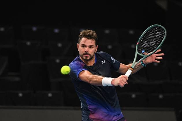 Open 13 Provence - Marseille Stan Wawrinka (SUI) during his first round match at the Open 13 Provence in Marseille, on February, 11, 2025. Photo by Corinne Dubreuil ABACAPRESS.COM Marseille France  Copyright: xDubreuilxCorinne ABACAx