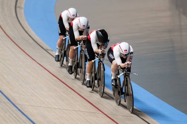 Track Cycling, UEC EUROPEAN CHAMPIONSHIPS, Women s Team Pursuit Qualifying, 12 02 2025 Heusden Zolder Copyright: xMarcelxHilgerx