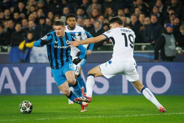 Football, CL, Club Brugge - Atalanta Bergamo