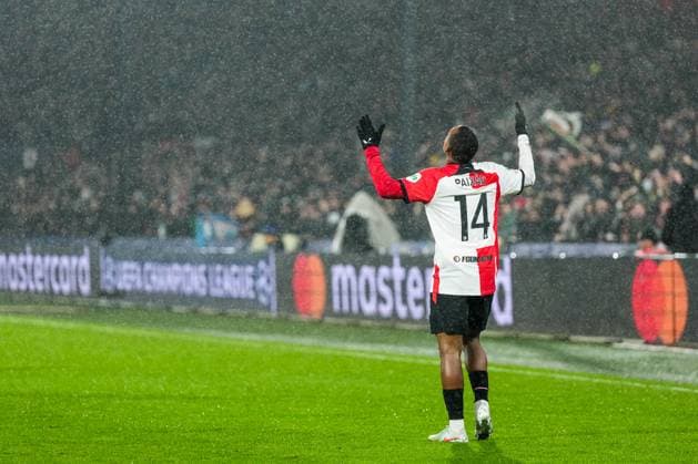 UEFA Champions League: Feyenoord v AC Milan Rotterdam - Igor Paixao of Feyenoord during the 1st leg of the knockout phase play-offs of new format of the Champions League 2024 2025. The match is set between Feyenoord and AC Milan at Stadion Feijenoord De Kuip on 12 February 2025 in Rotterdam, The Netherlands. Copyright: xYannickxVerhoevenx