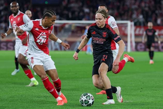 Football, CL, AS Monaco - Benfica Lisbon