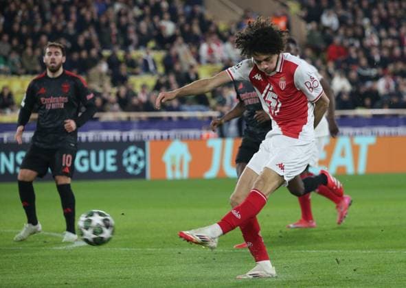 RECORD DATE NOT STATED As Monaco benfica barrage aller champions ligues SERGE HAOUZI MAXPPP - MONACO Monaco le 12 Fevrier 2025 au stade Louis II l AS Monaco recoit le Benfica de Lisbonne pour le compte des barrages aller de la Ligue des champions 2024-2025 phase de ligues Le joueur monegasque Akliouche lors du match Monaco Benfica - Monaco vs. Benfica - 12 February 2025 MONACO Principaute de Monaco France  Copyright: xMAXPPPxSERGExxHAOUZIx SHZ202502126351 SHZ202502126351