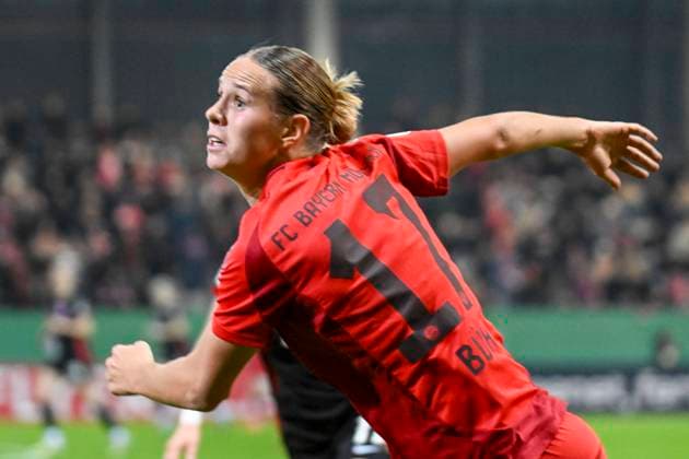 Womens soccer BÜHL Klara at the womens soccer DFB Cup quarterfinal match of FC Bayern Munich against Eintracht Frankfurt on 12 05 2024, Germany, Bayern Munich FC Bayern Campus Bayern Germany