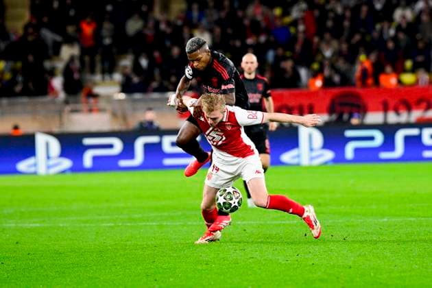 FOOTBALL : AS Monaco VS SL Benfica - Ligue des Champions - 12 02 2025 L AS Monaco recoit le SC Benfica dans le cadre du barrage aller de la Ligue des Champions. MonacoMonaco  Copyright: xWilliamxCannarellax