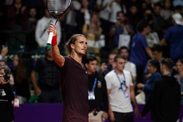 Sport Bilder des Tages February 13, 2025, Buenos Aires, Federal Capital, Argentina: February 12, 2025, Buenos Aires, Argentina: The German Alexander Zverev started .the Argentina Open with victory after beating the Serbian Dusan Lajovic to reach .the quarterfinals. Buenos Aires Argentina - ZUMAa179 20250213_aap_a179_001 Copyright: xRobertoxAlmeidaxAveledox
