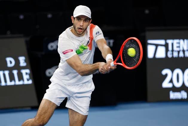 TENNIS OPEN 13 PHOTOPQR LA PROVENCE PENNANT Franck ; Marseille ; 13 02 2025 ; Tennis : OPEN 13 Provence 2025 au Palais des sports de Marseille Nuno BORGES (POR) Open 13 Provence at the Palais des Sports in Marseille on February 13, 2025 Marseille Marseille France  Copyright: xPHOTOPQR LAxPROVENCE MAXPPPxPENNANTxFranckx 20250213PVL7864 20250213PVL7864