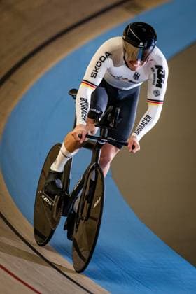 DÖRNBACH Maximilian UEC Track Cycling European Championships Heusden Zolder 2025 DÖRNBACH Maximilian GER Germany Portrait Portrait Event Event UEC Track Cycling European Championships 2025 Category Category Cycling Track Cycling European Championships Location Location Europe Belgium Heusden Zolder Discipline Individual Timae Trail Category Elite Men Distance 1000 m Date Date 13 02 2025 Thursday Day 2