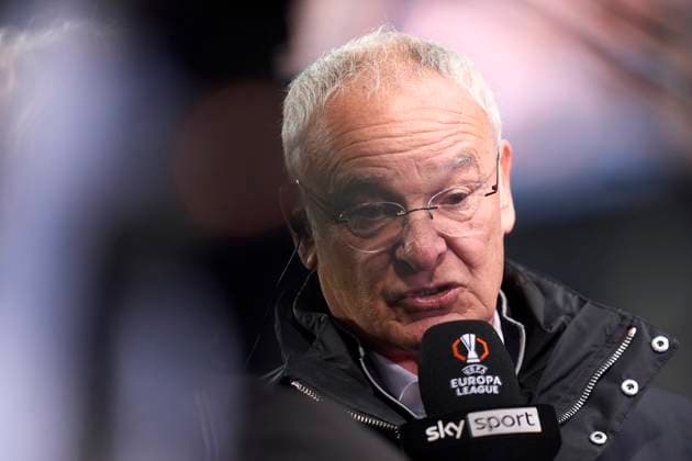FC Porto Vs AS Roma - UEFA Europa League 2024 25 Knockout Phase Play-offs1st Leg Claudio Ranieri, Head Coach of AS Roma during an interview prior to the UEFA Europa League Knockout phase play-offs1st leg match between FC porto and AS Roma at Estadio Do Dragao in Porto, Portugal, on February 13, 2025. UEFA Europa League Knockout phase play-offs1st leg match between FC porto and AS Roma at Estadio Do Dragao in Porto, Portugal, o Porto Portugal  Copyright: xJosexManuelxAlvarezxReyx originalFilename:alvarezrey-fcportov250213_np9qO.jpg