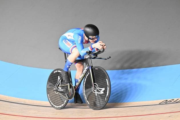 Radsport, Bahnrad-EM Zolder 13-02-2025 European Championships Elite Track; Giornata 02; 2025, Repubblica Ceca; Peterka, David; Zolder Velodromo; 