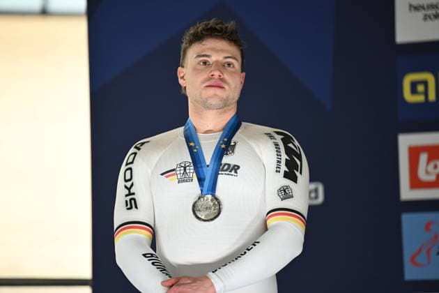 Cycling, European Track Cycling Championships Zolder - Sprint time trial, Maximilian Dornbach takes silver