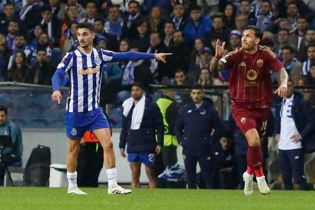 Uefa europa league fc porto vs as roma Porto (pt), 13 02 2025 - uefa europa league fc porto vs as roma - paredes roma player during the match between porto x roma, valid for the 1st leg of the play-off for access to the round of 16 of the uefa europa league, held at the Dragao stadium, in porto, on thursday night, (13). (Foto: Alexandre Gomes Thenews2 imago images) SPO  Copyright: xALEXANDRExGOMESx