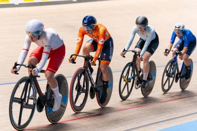 2025-02-14 2025 UEC Track Elite European Championship, EM, Europameisterschaft Day Three HEUSDEN-ZOLDER, BELGIUM - FEBRUARY 14: Lorena Wiebes of the Netherlands during Day Three of the 2025 UEC Track Elite European Championship at Circuit Zolder on February 14, 2025 in Heusden-Zolder, Belgium. (Photo by Joris Verwijst BSR Agency) Heusden-Zolder Belgium Content not available for redistribution in The Netherlands directly or indirectly through any third parties. Copyright: xBSRxAgencyx