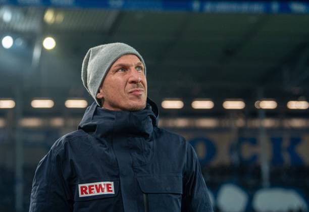 Soccer, Men, Season 2024 2025, 2 Bundesliga 22 Matchday , 1 FC Magdeburg 1 FC Köln, Coach Christian Titz 1 FC Magdeburg , 14 02 2025, Copyright: xSebastianxRäppold MatthiasxKochx