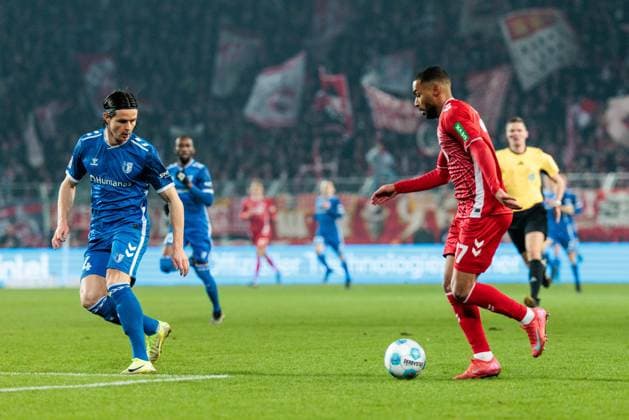 2 Soccer Bundesliga, 1 FC Magdeburg 1 FC Köln 14 02 2025 Linton Maina 1 FC Köln, 37 on the ball 2 Soccer Bundesliga, 1 FC Magdeburg 1 FC Köln, Magdeburg, Avnet Arena on 14 02 2025 DFL REGULATIONS PROHIBIT ANY USE OF PHOTOGRAPHS AS IMAGE SEQUENCES AND OR QUASI VIDEO Copyright: xBEAUTIFULxSPORTS Wunderlx