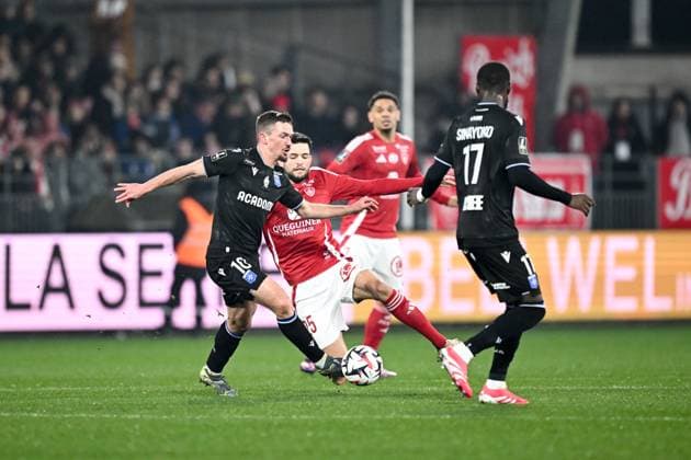 Football, Stade Brest - AJ Auxerre