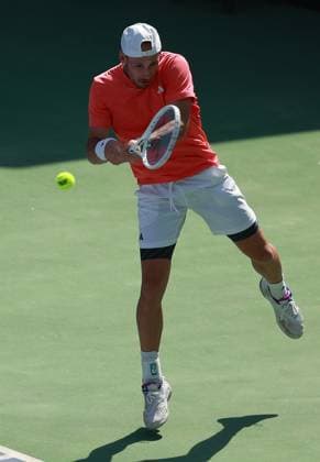 February 14, 2025, New Delhi, Delhi, India: Kyrian Jacquet of France during Quarter Finals of ATP, Tennis Herren Challenger Delhi Open 2025 between Kyrian Jacquet of France and Michael Geerts of Belgium at DLTA Complex, R K Khanna Tennis Stadium, New Delhi, India on 14 February 2025 New Delhi India - ZUMAd207 20250214_zsp_d207_133 Copyright: xAvijitxDasx