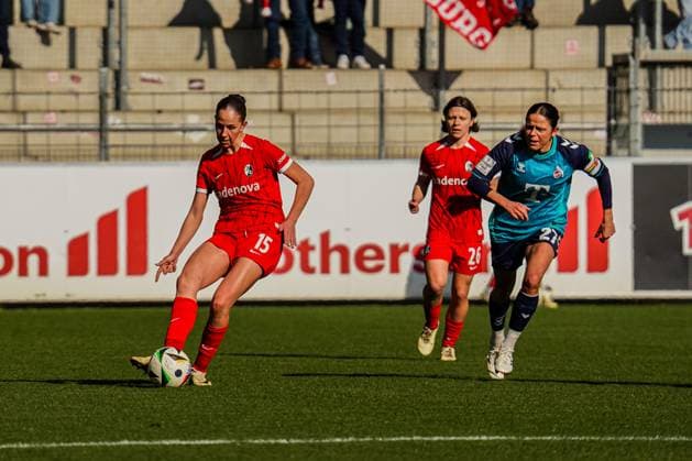FBL SC Freiburg vs 1 FC Köln Maj Schneider SC Freiburg 15 FBL SC Freiburg vs 1 FC Köln, Dreisamstadion Freiburg, Saturday 15 02 2025 DFB DFL REGULATIONS PROHIBIT ANY USE OF PHOTOGRAPHS AS IMAGE SEQUENCES AND OR QUASI VIDEO Copyright: xBEAUTIFULxSPORTS Boscox