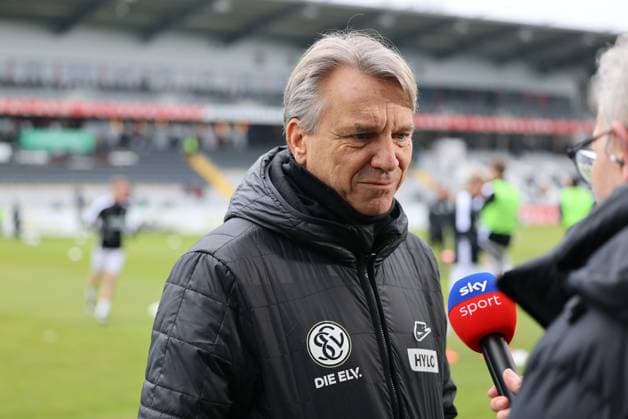 15 02 2025, Football, Men, 2 Bundesliga, Season 2024 2025, SV 07 Elversberg SpVgg Greuther Fürth, Coach Horst Steffen SV 07 Elversberg Elversberg Ursapharm Arena an der Kaiserlinde Saarland Germany DE Copyright: xSebastianxBachx