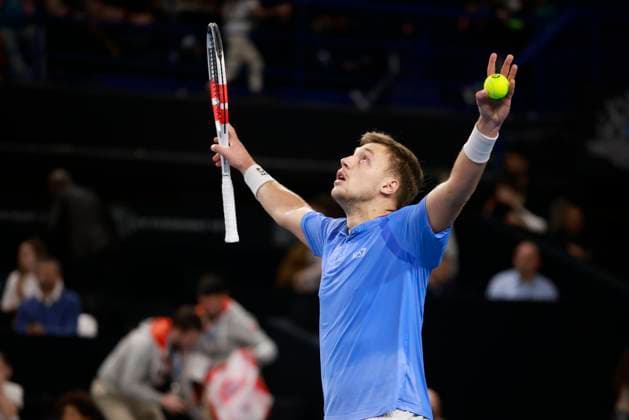 Sport Bilder des Tages TENNIS OPEN 13 PHOTOPQR LA PROVENCE PENNANT Franck ; Marseille ; 15 02 2025 ; Tennis : OPEN 13 Provence 2025 au Palais des sports de Marseille 1 2 Finale Simple - Hamad MEDJEDOVIC (SRB) Open 13 Provence at the Palais des Sports in Marseille on February 15, 2025 Marseille Marseille France  Copyright: xPHOTOPQR LAxPROVENCE MAXPPPxPENNANTxFranckx 20250215PVL3547 20250215PVL3547