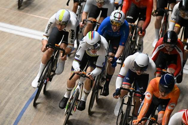 15-02-2025 European Championships Elite Track; Giornata 04; 2025, Germany; 2025, Italia; Teutenberg, Tim Torn; Viviani, Elia; Zolder Velodromo; 