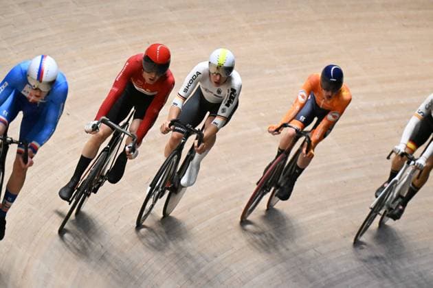 15-02-2025 European Championships Elite Track; Giornata 04; 2025, Germany; 2025, Danimarca; 2025, Olanda; Teutenberg, Tim Torn; Larsen, Niklas; Heijnen, Philip; Zolder Velodromo; 