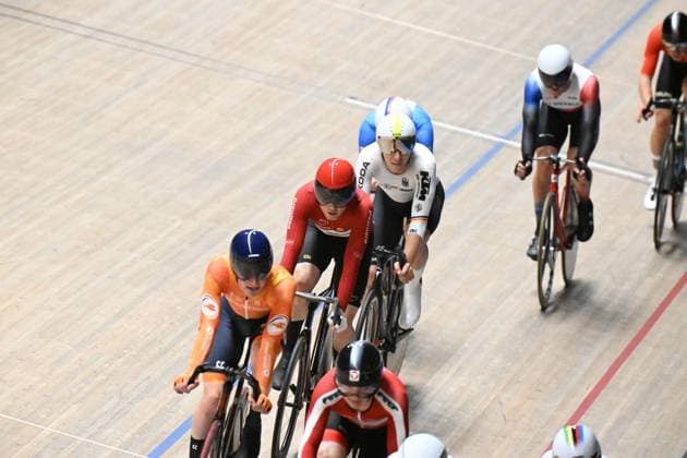 15-02-2025 European Championships Elite Track; Giornata 04; 2025, Germany; 2025, Danimarca; 2025, Olanda; Teutenberg, Tim Torn; Larsen, Niklas; Heijnen, Philip; Zolder Velodromo; 