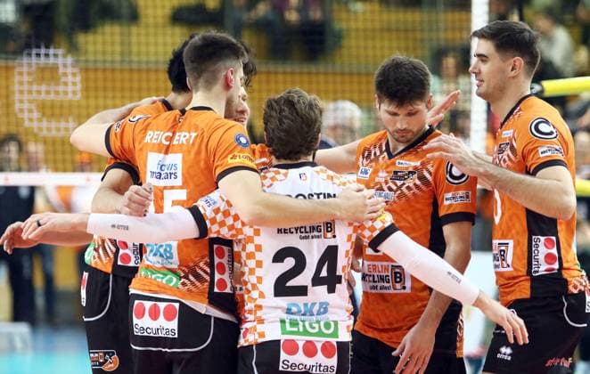 Volleyball, VBL, TSV Haching Munich - Berlin Recycling Volleys