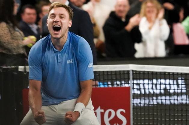 February 15, 2025, Marseille, France, FRANCE: HAMAD MEDJEDOVIC from Serbia in action against DANIIL MEDVEDEV from Russia during the OPEN 13 2025, ATP, Tennis Herren 250, french tournament, ATP Tour, Hard surface, .Indoor, on Febuary 15, 2025 at Marseille, Palais des sports, France - Photo OLLI Media Marseille FRANCE - ZUMAl184 20250215_zsp_l184_036 Copyright: xEmiliexLohmannx