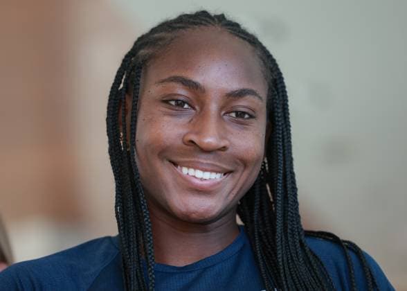 Tennis, WTA Tournament in Dubai - Coco Gauff press conference